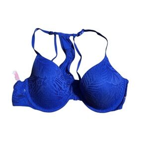 Victoria’s Secret PINK Tropical Racerback Lace Bra 36B